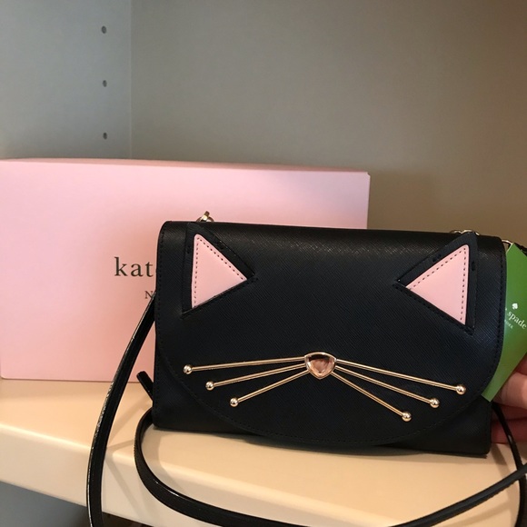 kate spade Handbags - Kate spade cat crossbody kate spade Handbags - Kate spade cat crossbody